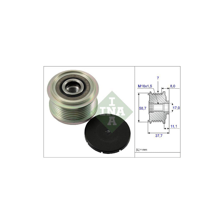 Ina 535 0128 10 Alternator Freewheel Clutch