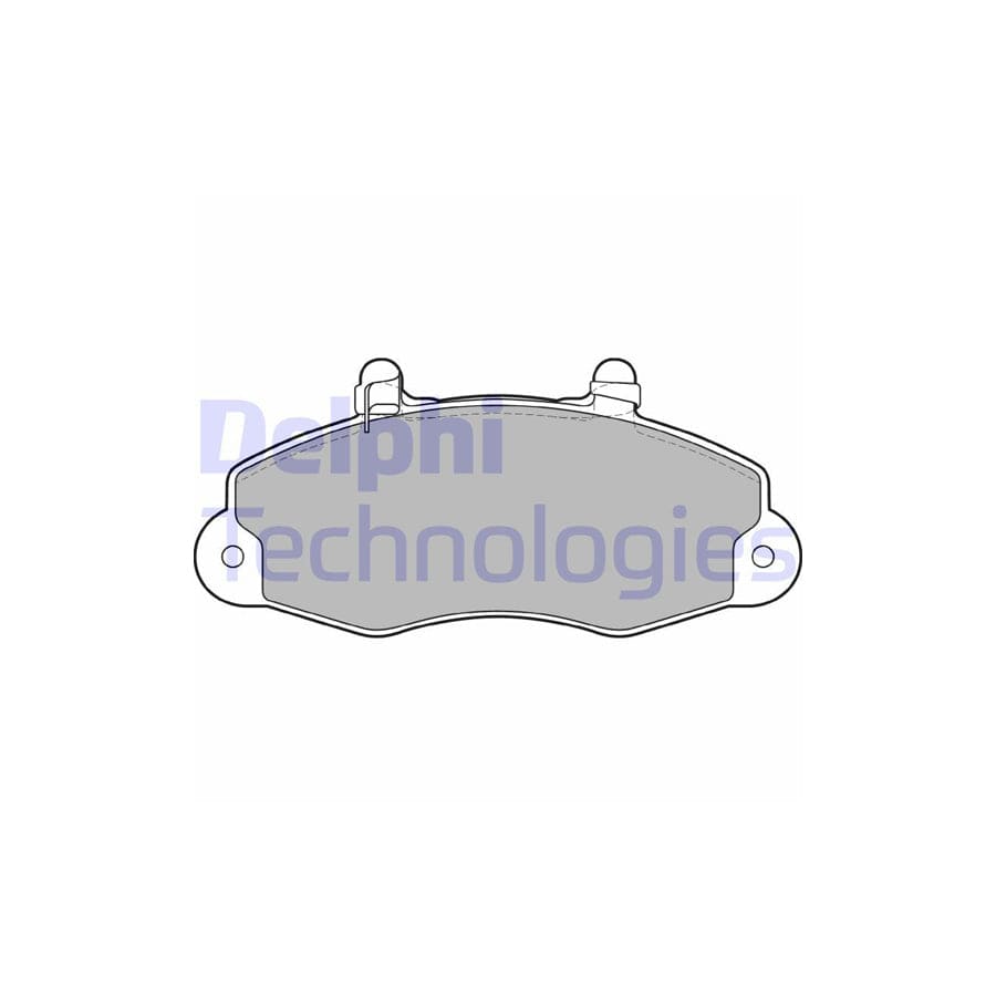 Delphi Lp1417 Brake Pad Set For Ford Transit