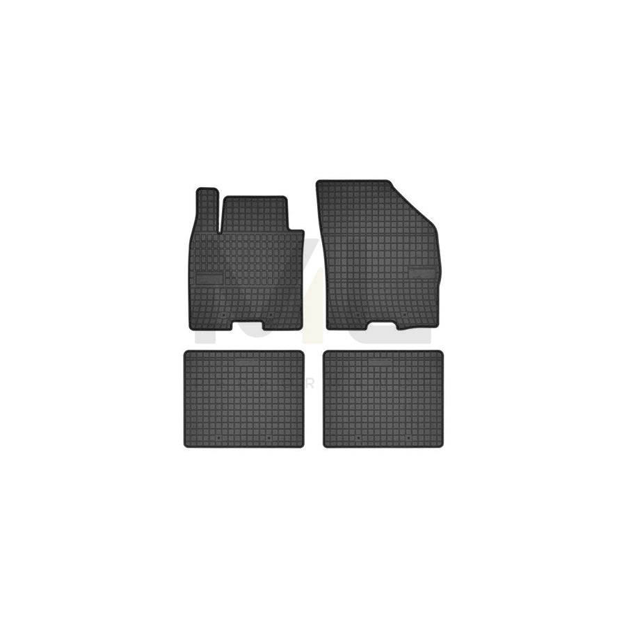 FROGUM Tailored 547129 Floor mat set for SUZUKI Baleno II Hatchback (FW, EW) Elastomer, Front and Rear, Quantity: 4, Black, (LHD)