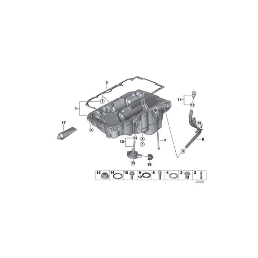Genuine BMW 11438506777 E93 E90 E84 Dipstick (Inc. 120d, 320d & 316d)