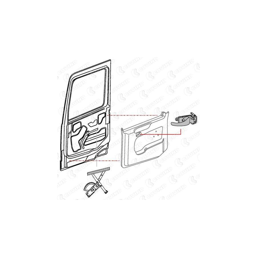 Covind 943/172 Door Handle