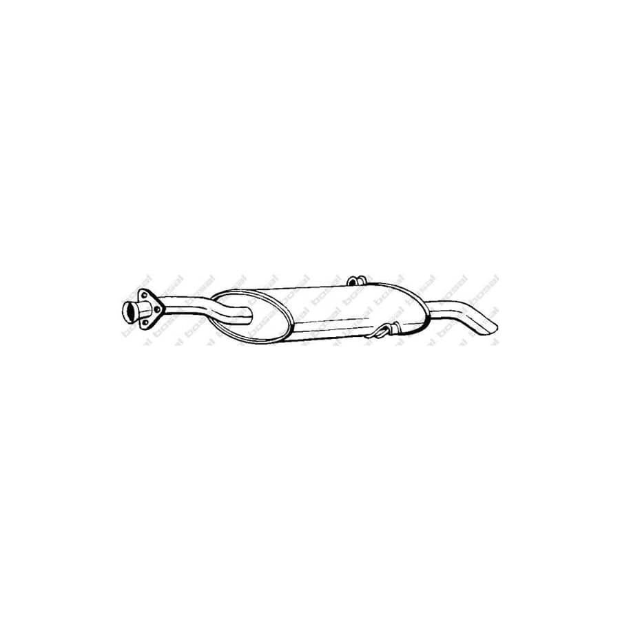 Bosal 148-011 Rear Silencer for Fiat Croma I Hatchback (154)
