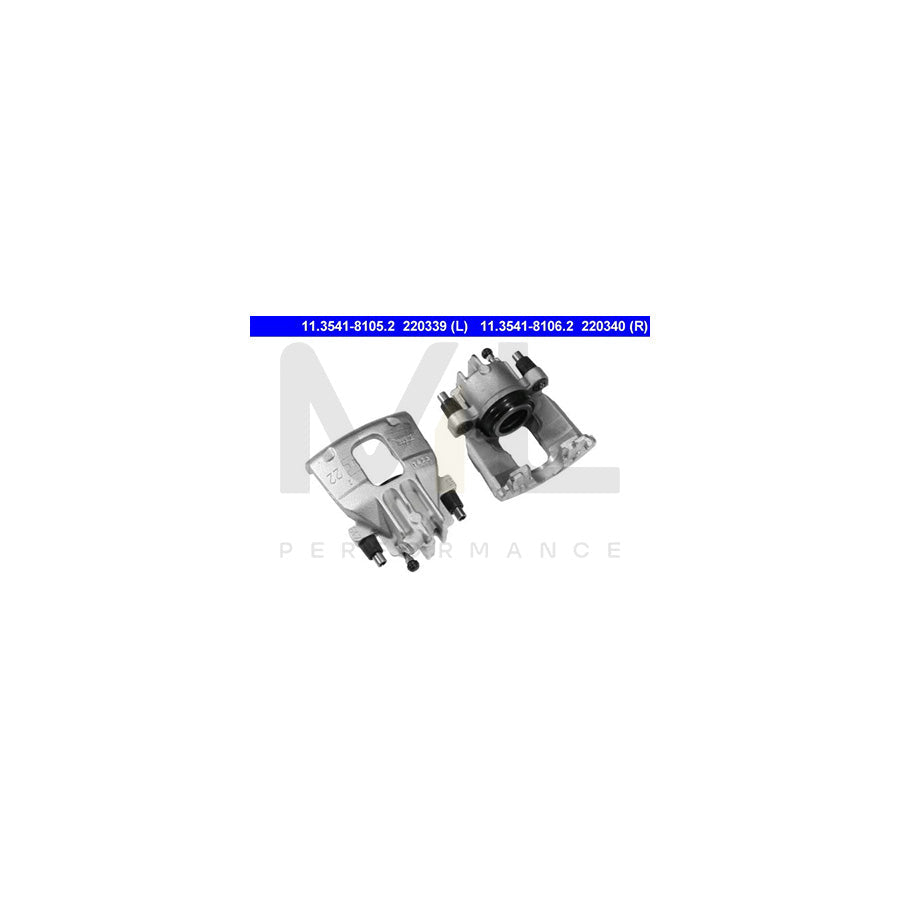 ATE 11.3541-8105.2 Brake Caliper for FORD FOCUS without holder