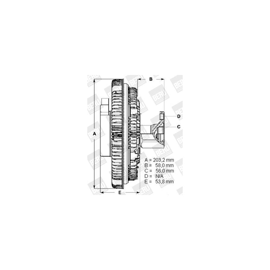 Beru Lk110 Fan Clutch