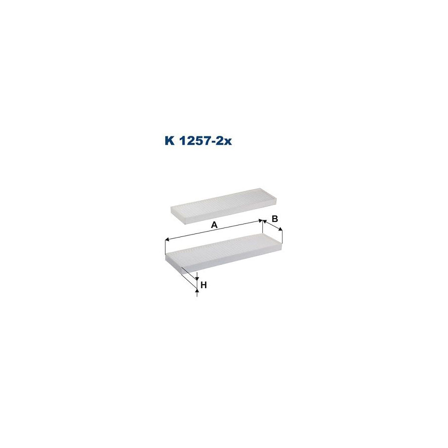 Filtron K 1257-2X Pollen Filter For Hyundai I20