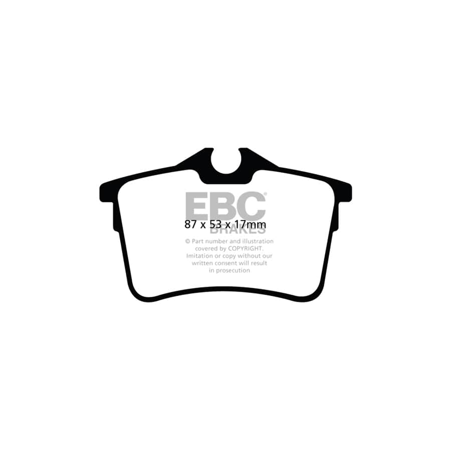 EBC PDKR239 Citroen Peugeot Ultimax Rear Brake Pad & Plain Disc Kit 2 | ML Performance UK Car Parts