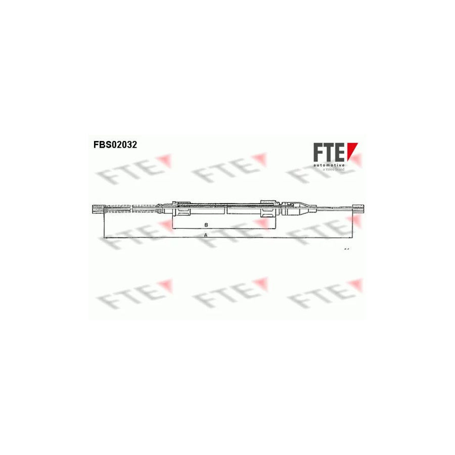 FTE 9250040 Hand Brake Cable