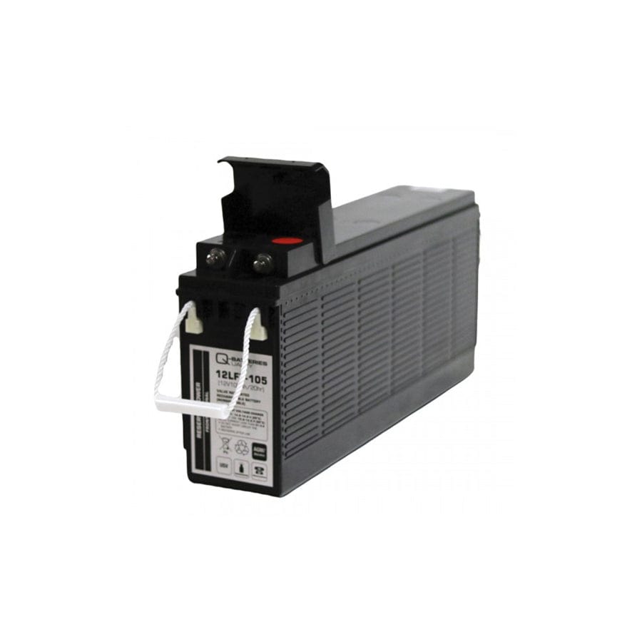 Q-Batteries 12LFT105 12V 108Ah AGM Front terminal lead accumulator 10year type VRLA