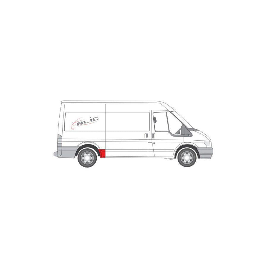 Blic 6504-03-2509602P Wing Fender for Ford Transit