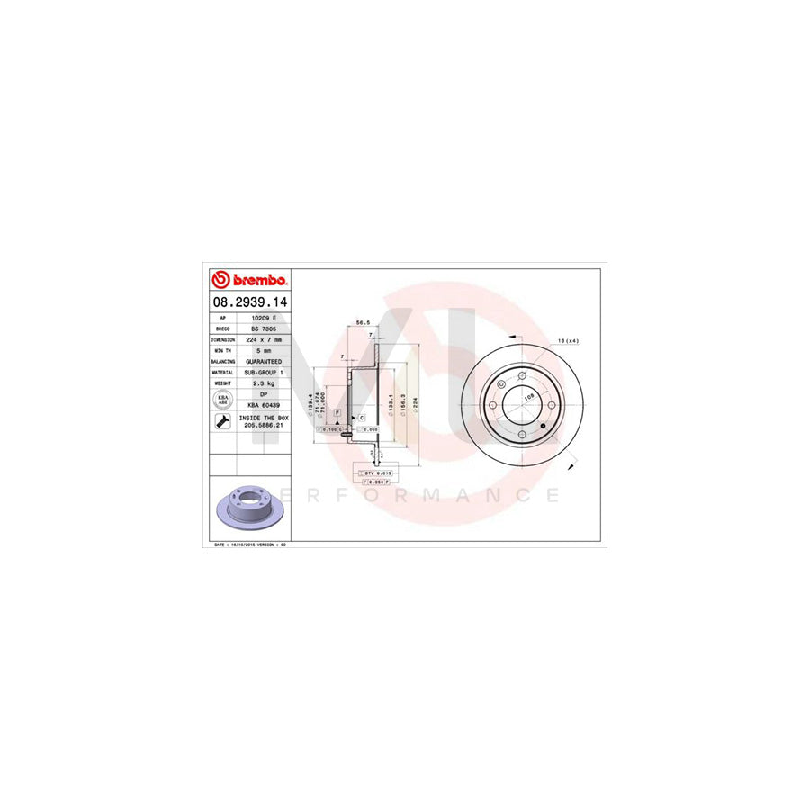 brembo-08-2939-14-brake-disc-for-citroen-bx-solid-with-bolts-screws