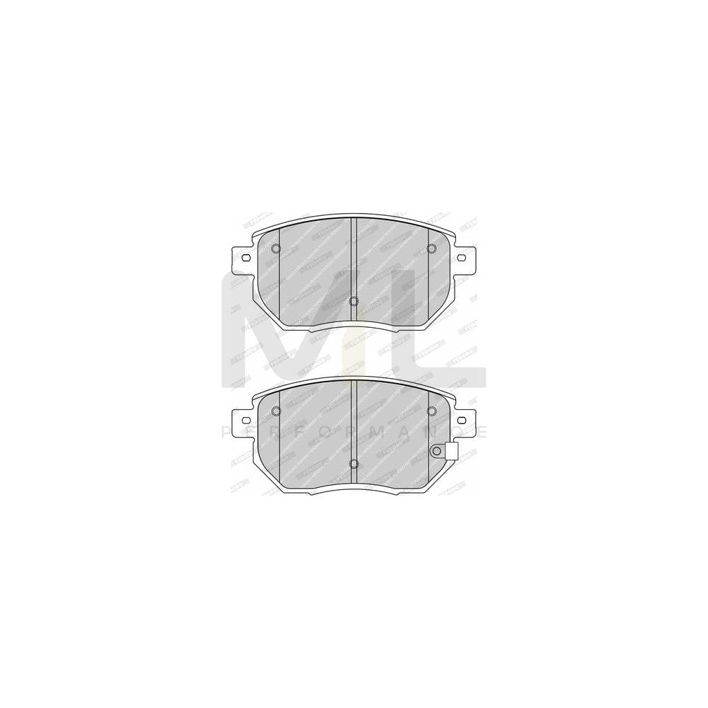 Ferodo Premier FDB1786 Brake Pad Set With Acoustic Wear Warning, Without Accessories