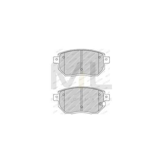 Ferodo Premier FDB1786 Brake Pad Set With Acoustic Wear Warning, Without Accessories