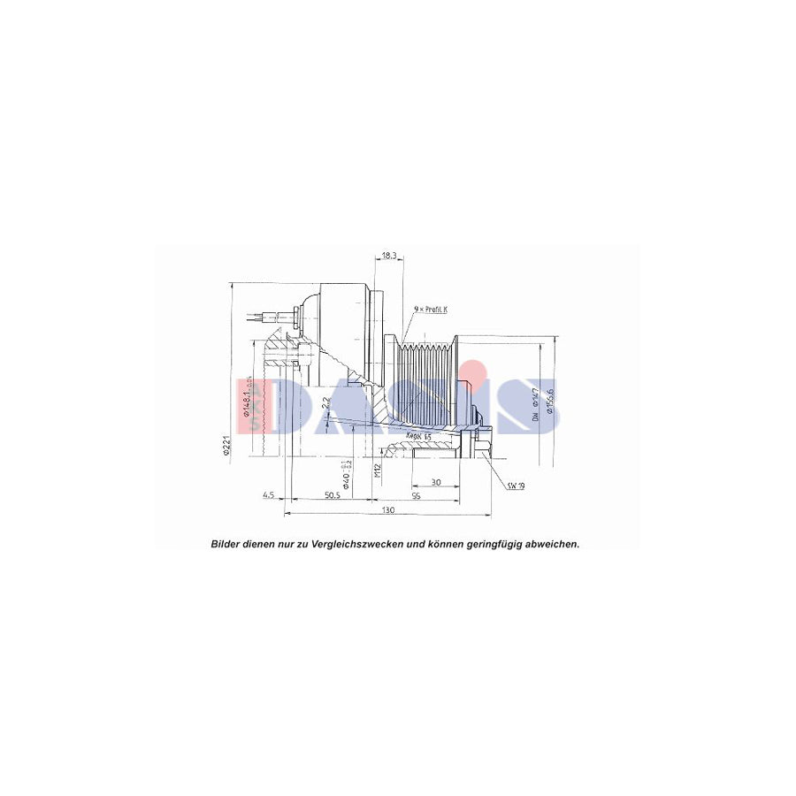 AKS Dasis 851208N AC Compressor Clutch