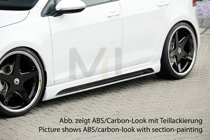 Rieger 00099167 VW R, GTI & GTD Side Skirt 1 | ML Performance UK Car Parts