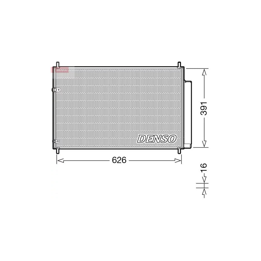 DENSO DCN50041 Air Conditioning Condenser