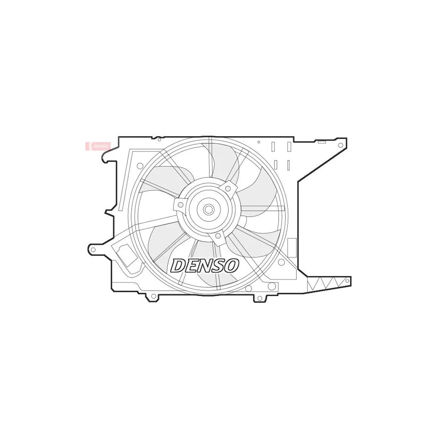 DENSO DER37003 Fan, Radiator
