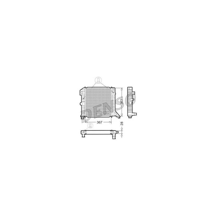 DENSO DRM33020 Engine Radiator