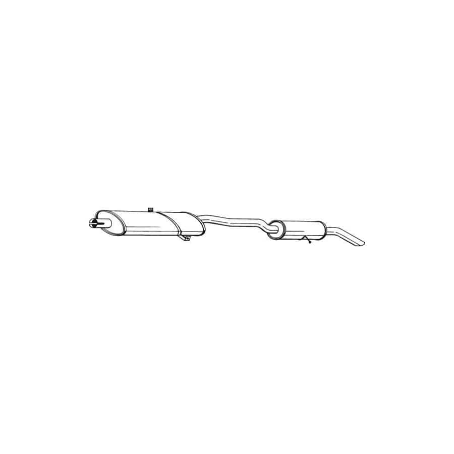 Bosal 286-199 Rear Silencer for Chrysler Voyager IV (Rg, Rs)