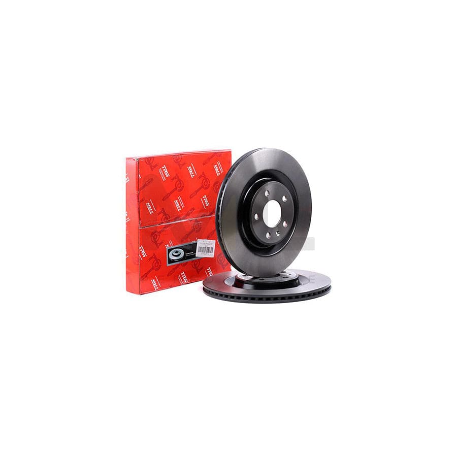 TRW DF6175S Brake Disc Vented, Painted  - 1 piece