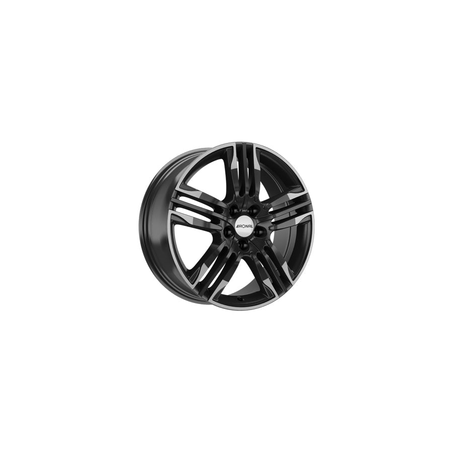 Ronal R58 10x22 ET45 58R2105.211/021 Black Rim Lip Diamond Cut Wheel