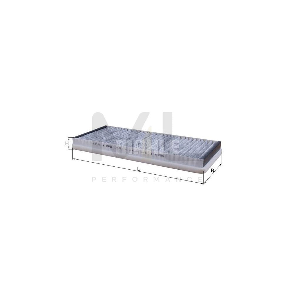 MAHLE ORIGINAL LAK 77 Pollen filter Activated Carbon Filter