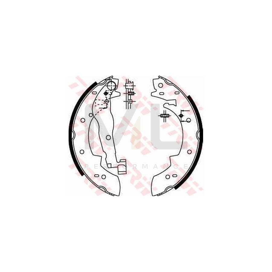 TRW GS6251 Brake Shoe Set