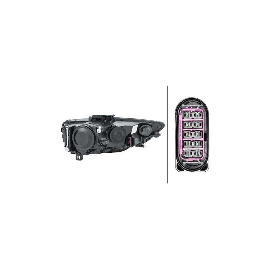 Hella 1EJ 010 740-071 Headlight For Audi A3
