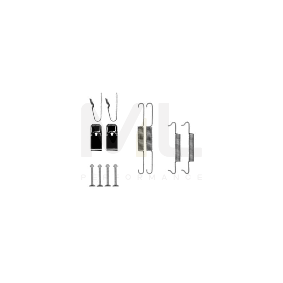 HELLA 8DZ 355 206-131 Brake Shoe Fitting Kit for JEEP Grand Cherokee II (WJ, WG) | ML Performance UK Car Parts