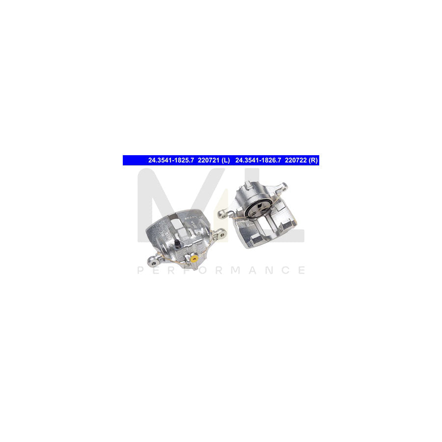 ATE 24.3541-1826.7 Brake Caliper for HONDA CIVIC without holder