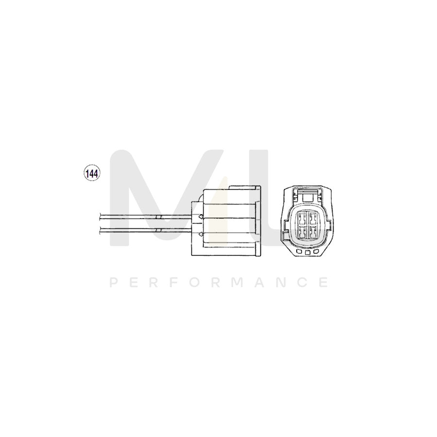 NTK Lambda Sensor / O2 Sensor (NGK 91398) - OZA341-F70 | ML Car Parts UK | ML Performance