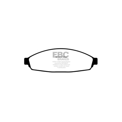 EBC DP21676 Lincoln Town Car Greenstuff Front Brake Pads 2 | ML Performance UK Car Parts