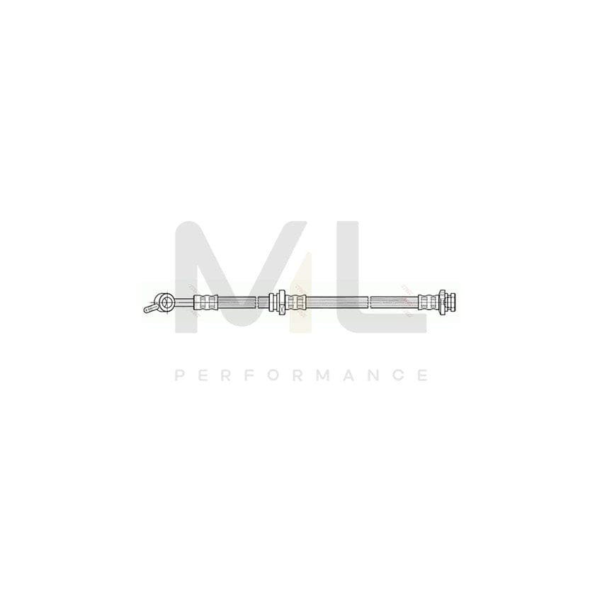 TRW PHD517 Brake Hose 615mm, M10x1