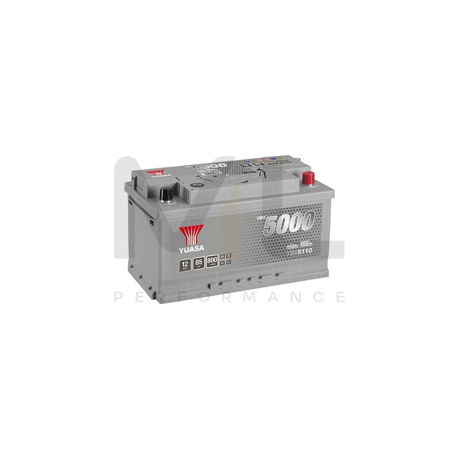 Yuasa YBX5110 12v 85Ah Silver High Performance SMF Battery | ML Performance UK Car Parts
