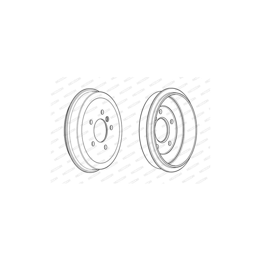Ferodo FSL1781 Brake Pad Set Fuse+ Technology, Not Prepared for Wear Indicator