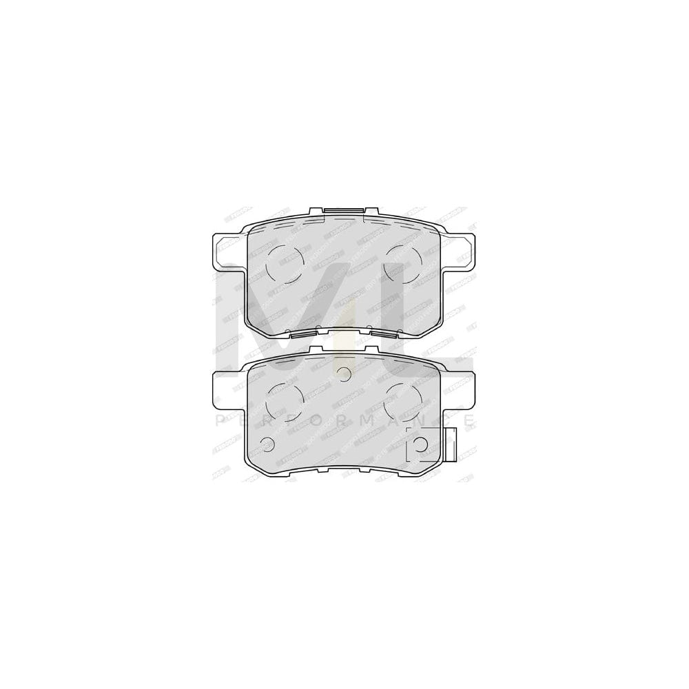 Ferodo Premier FDB4198 Brake Pad Set for Honda Accord With Acoustic Wear Warning, Without Accessories