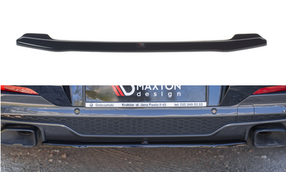 Maxton Design BM-X4-02-MPACK-RD1T Central Rear Splitter BMW X4 M-Pack G02 | ML Performance UK Car Parts