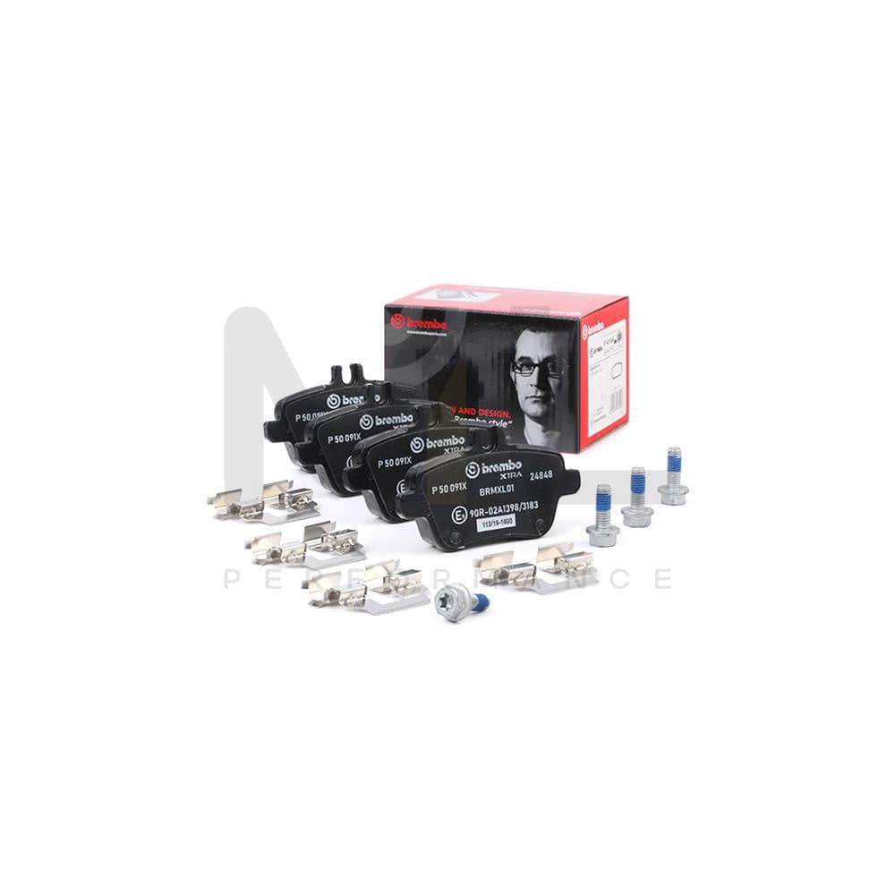 brembo-p-50-091x-brake-pad-set-prepared-for-wear-indicator-with-brake-caliper-screws