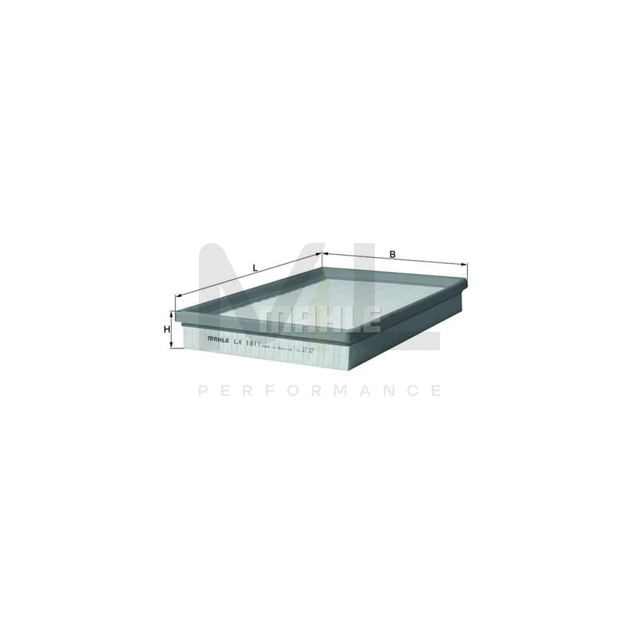 MAHLE ORIGINAL LX 1811 Air Filter Filter Insert | ML Performance Car Parts