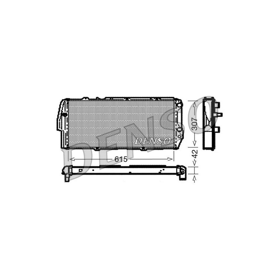 DENSO DRM02040 Engine Radiator