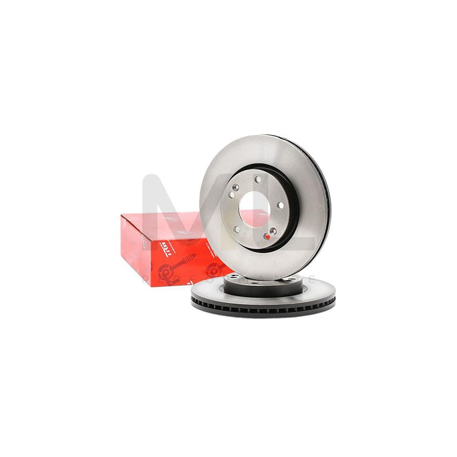 TRW DF4283 Brake Disc Vented, Painted  - 1 piece