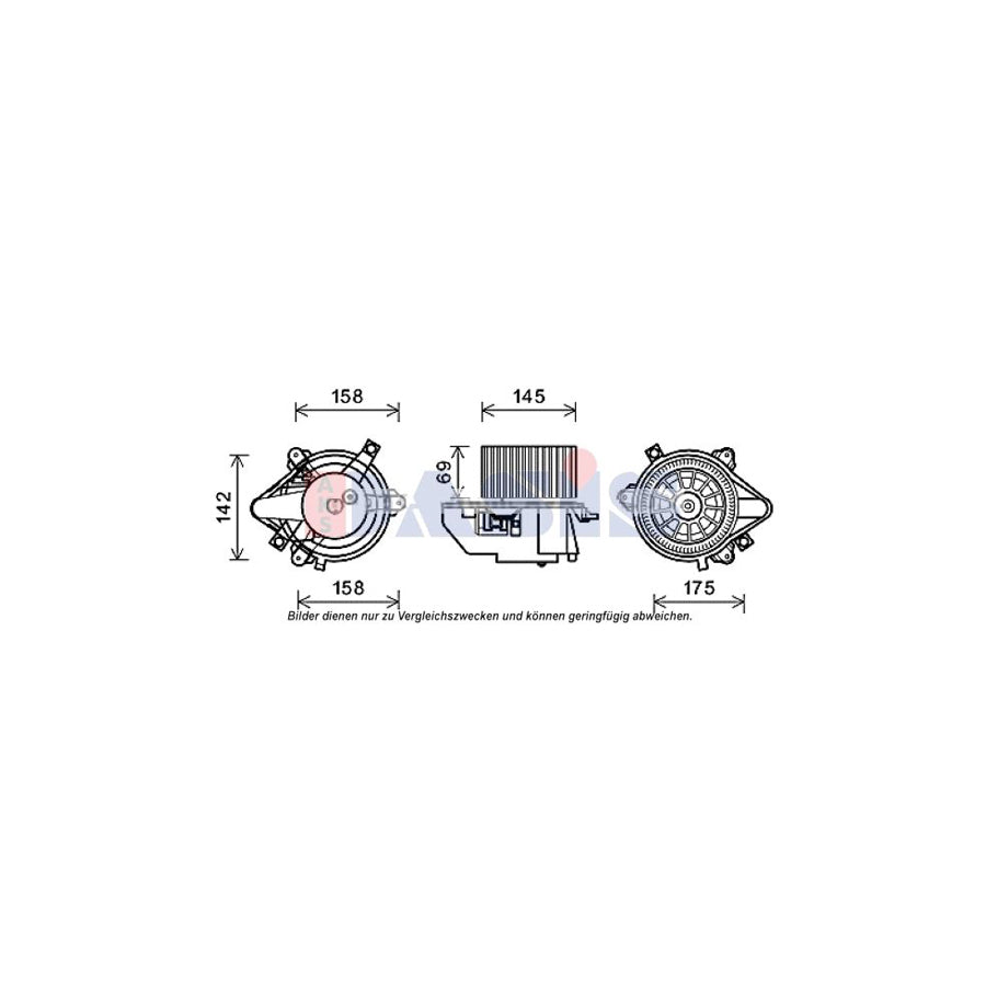 AKS Dasis 167007N Intercooler for Peugeot 406