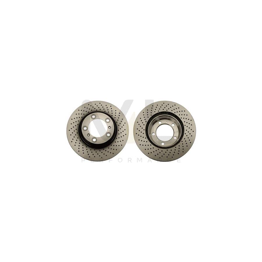 TRW DF6266S Brake Disc for PORSCHE 911 Perforated / Vented, Painted