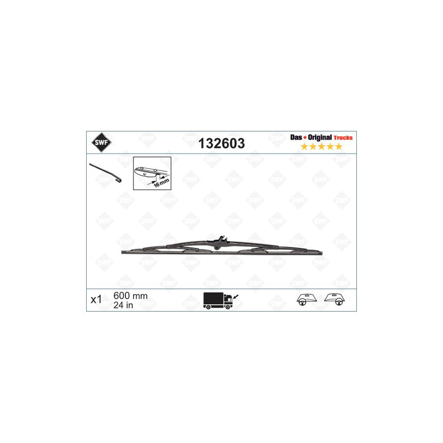 Swf Original 132603 Wiper Blade