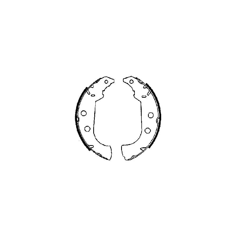 FTE 9100015 Brake Shoe Set