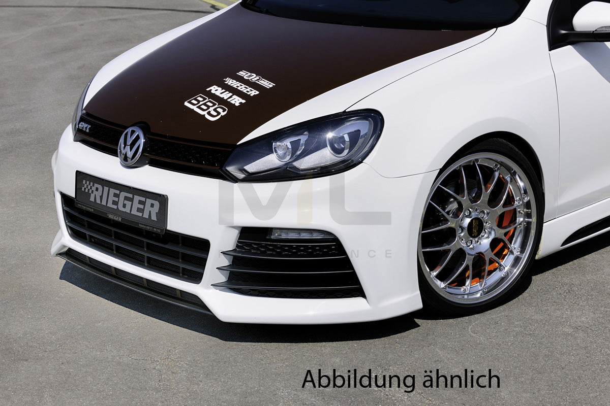 Rieger 00059531 VW Mk6 Golf Front Bumper (GTI & GTD) 4 | ML Performance UK Car Parts