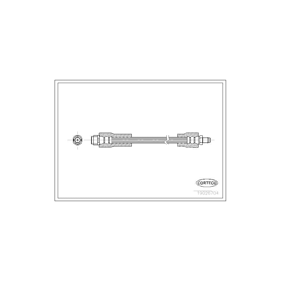 Corteco 19026704 Brake Hose