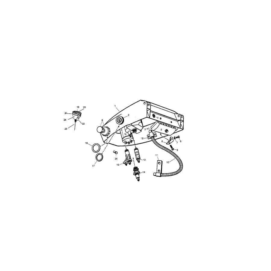Genuine BMW 62120035060 Glass (Inc. Isetta 250 & Isetta 300)