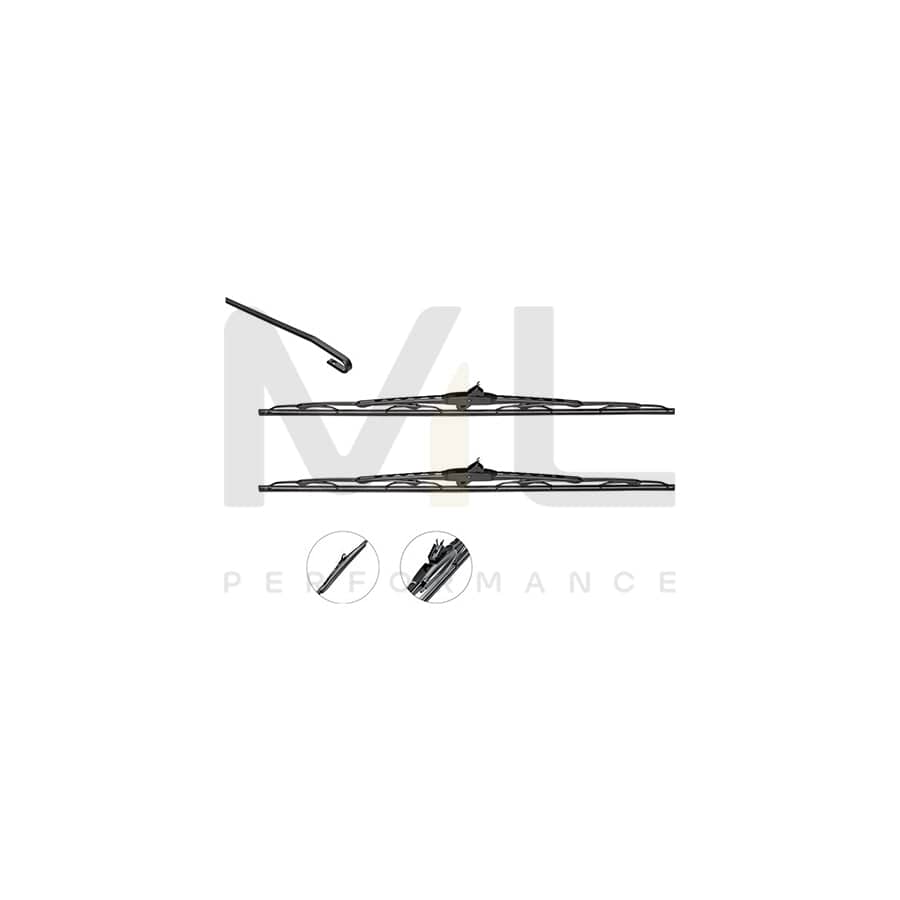 Valeo Silencio Specific Wiper Blade Set Vm214 Front
