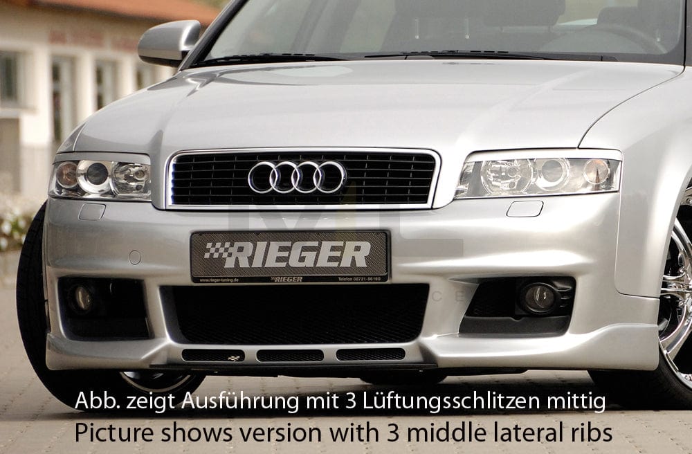 Rieger 00055251 Audi 8E B6 A4 Front Bumper 1 | ML Performance UK Car Parts