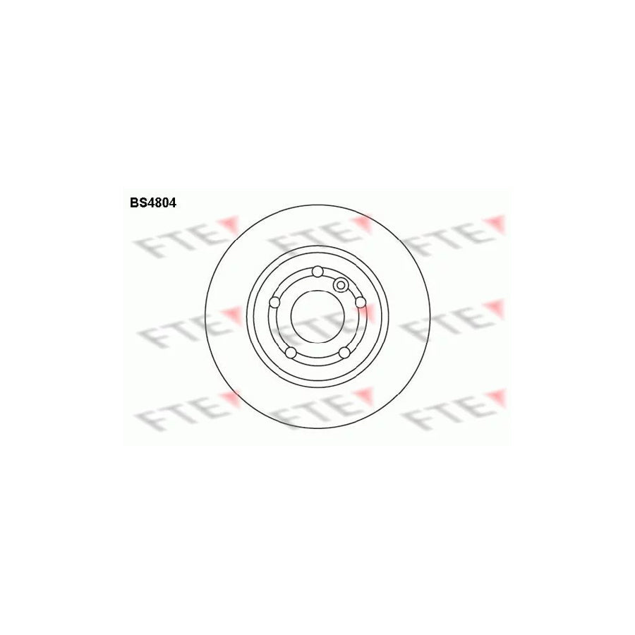 FTE Bs4804 Brake Disc for Land Rover Range Rover II (P38A)